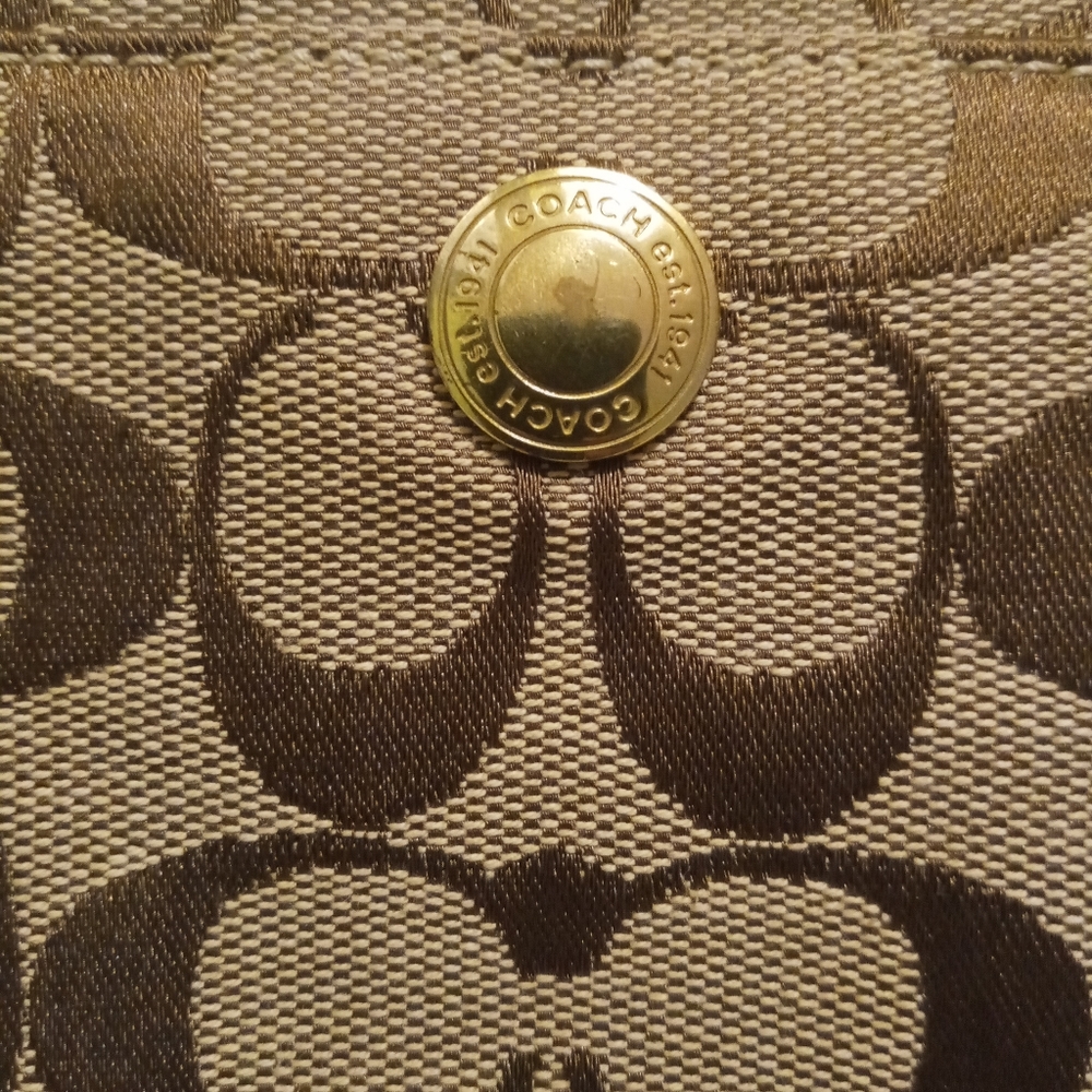 Coach brown crossbody bag - Picture 3 of 4